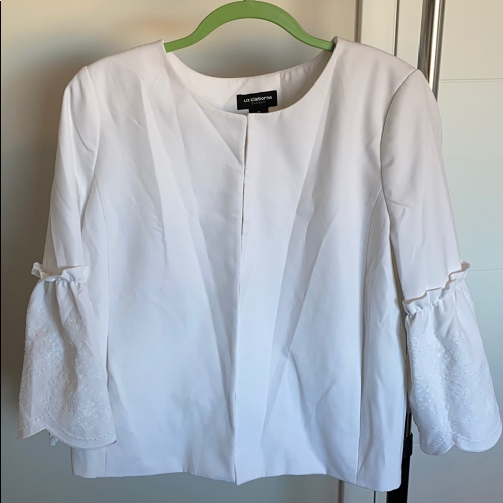 Liz Claiborne White XL Blazer